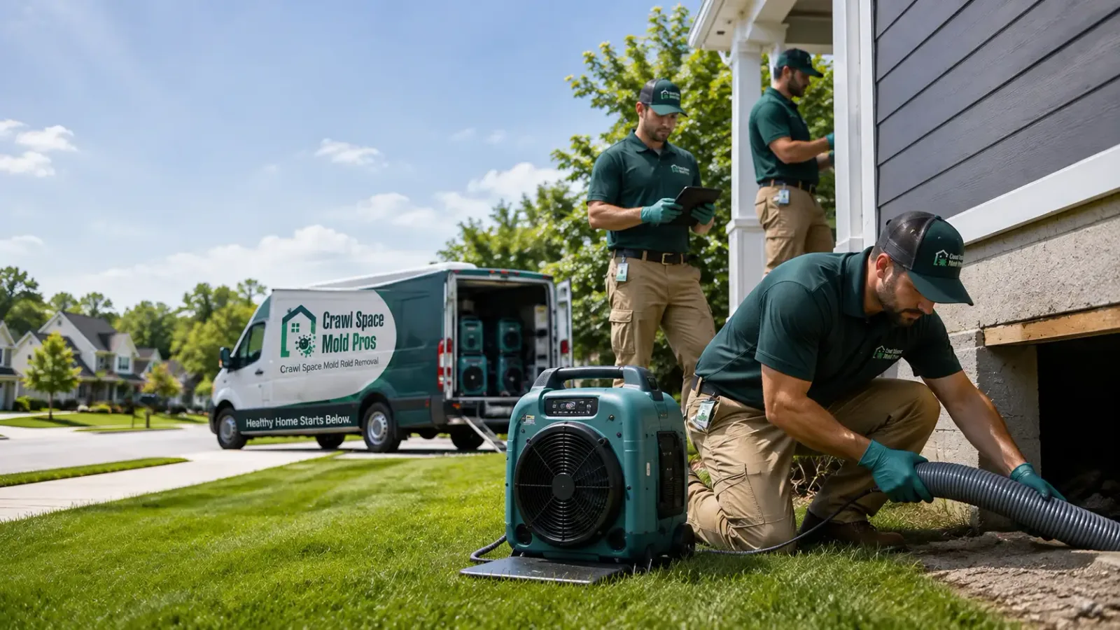 Crawl Space Mold Removal in Sunnyside, UT